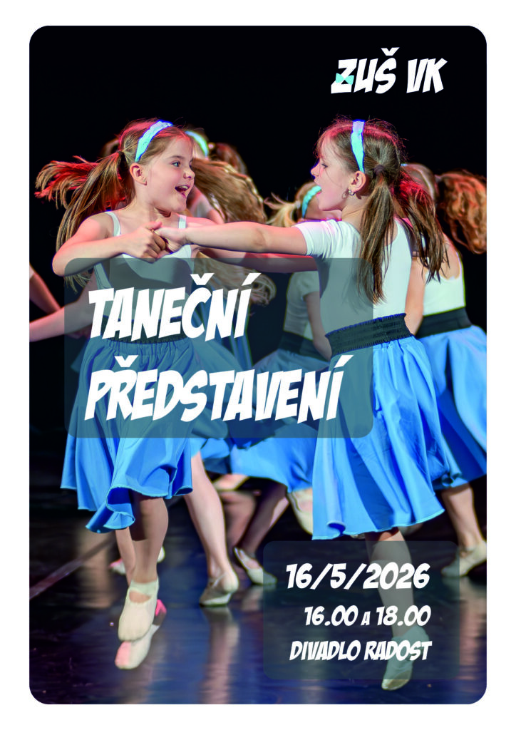 plakát taneční Radost 2026