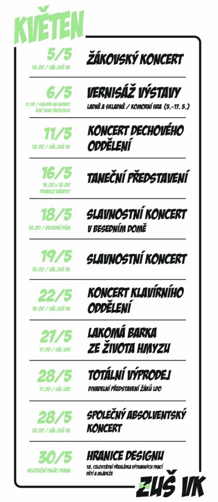 program květen
